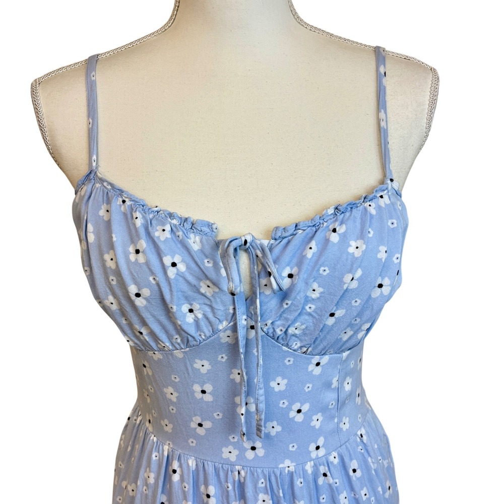 Hollister Light Blue Floral Mini Dress - Picture 5 of 14